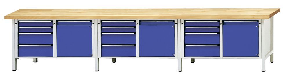 Produktbild Anke Kastenwerkbank 4050 x 700 x 850 mm Modell 131T UBP 50 mm